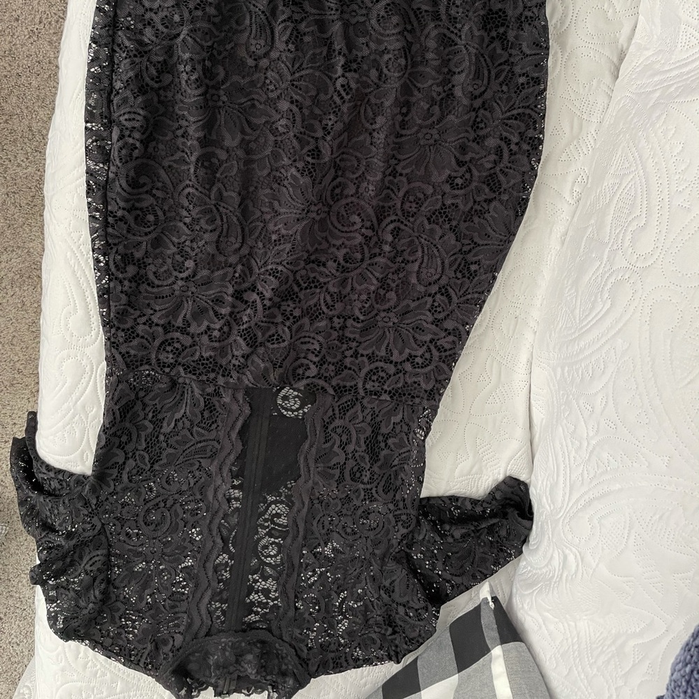 Lacy black dress